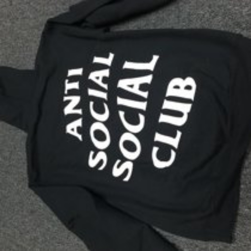 Anti social hoodie